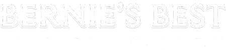 Logo text 'BERNIE'S BEST' in outlined block letters.